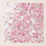 Cherry Blossoms Chifon Scarf<br><div class="desc">CHERRY BLOSSOMS Carry these cherry blossoms with you and Spring will be eternal … not really, but maybe they will remind you of Spring. NOTE: The design extends to the edge of the scarf and does not include a beige border as it appears in the sample photo. Please choose hem...</div>