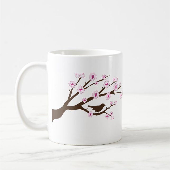 Cherry Blossoms Coffee Mug (Left)
