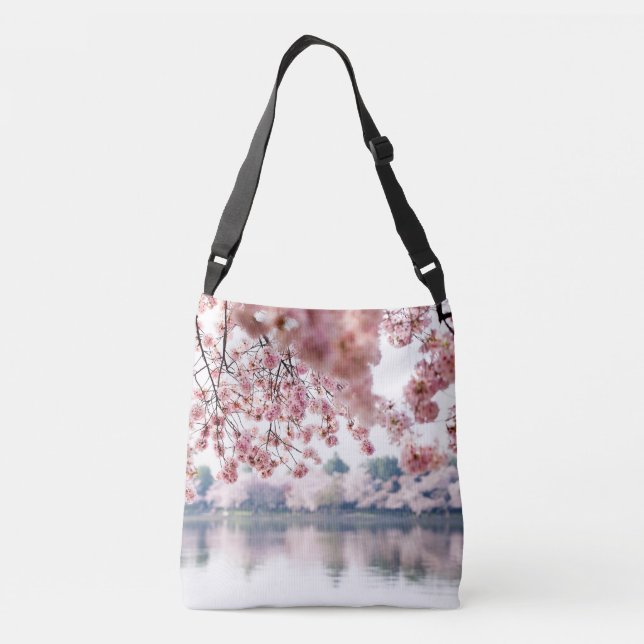 Cherry Blossoms Crossbody Bag (Back)