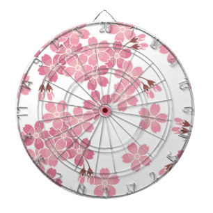cherry blossoms dartboard