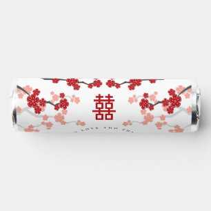 Cherry Blossoms & Double Happiness Chinese Wedding Breath Savers® Mints