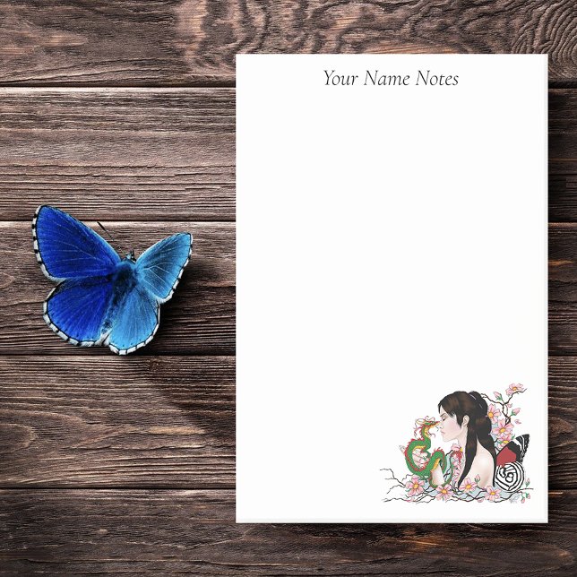 Cherry Blossoms Dragon Serenity Asian Fairy  Post-it Notes (Creator Uploaded)
