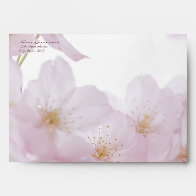 Cherry Blossoms Envelope (Front)