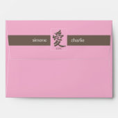 Cherry Blossoms Envelope for 5"x7" Sizes (Back (Top Flap))