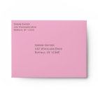 Cherry Blossoms Envelope for Reply Card