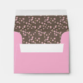 Cherry Blossoms Envelope for Reply Card (Back (Bottom))
