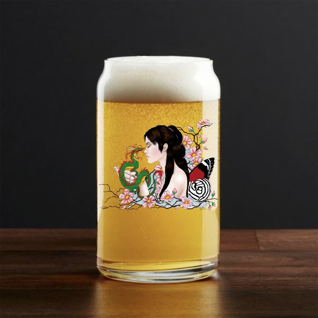 Cherry Blossoms Fairy Dragon Friendship  Can Glass (Creator Uploaded)