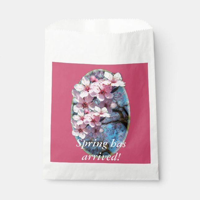 Cherry blossoms favor bag (Front)