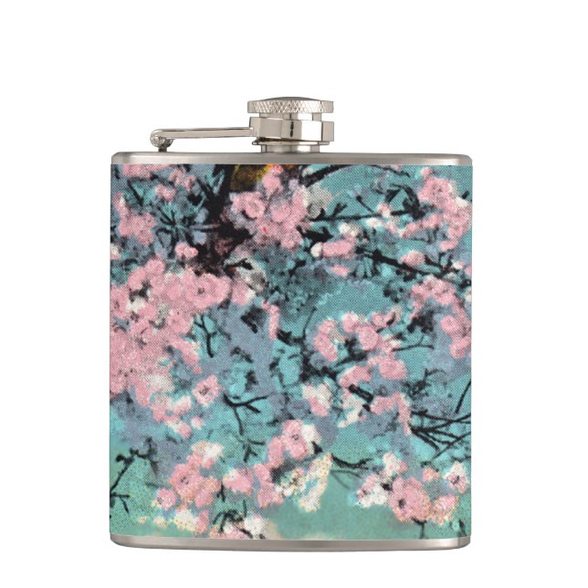 Cherry Blossoms Flask (Front)