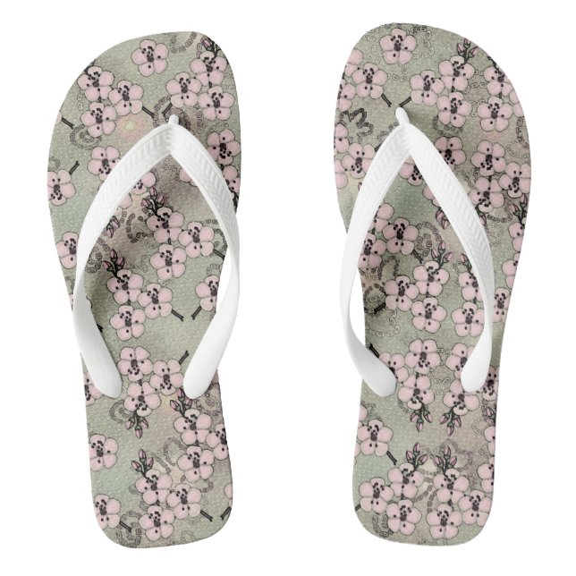 Cherry Blossoms Flipflops (Footbed)