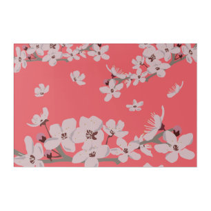 Cherry Blossoms Floating Flowers Acrylic Print
