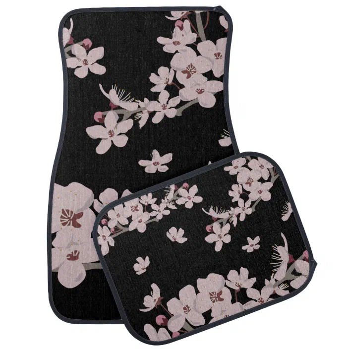 flower car floor mats