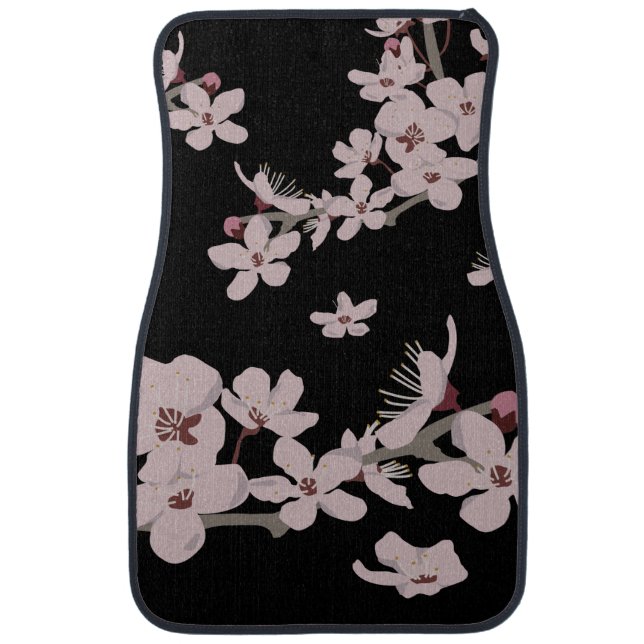 Cherry Blossoms Floating Flowers Car Floor Mat (Front)