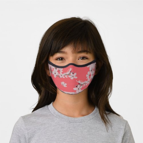 Cherry Blossoms Floating Flowers Premium Face Mask