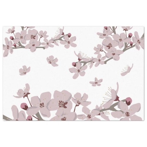 Cherry Blossoms Floating Flowers  Tissue Paper