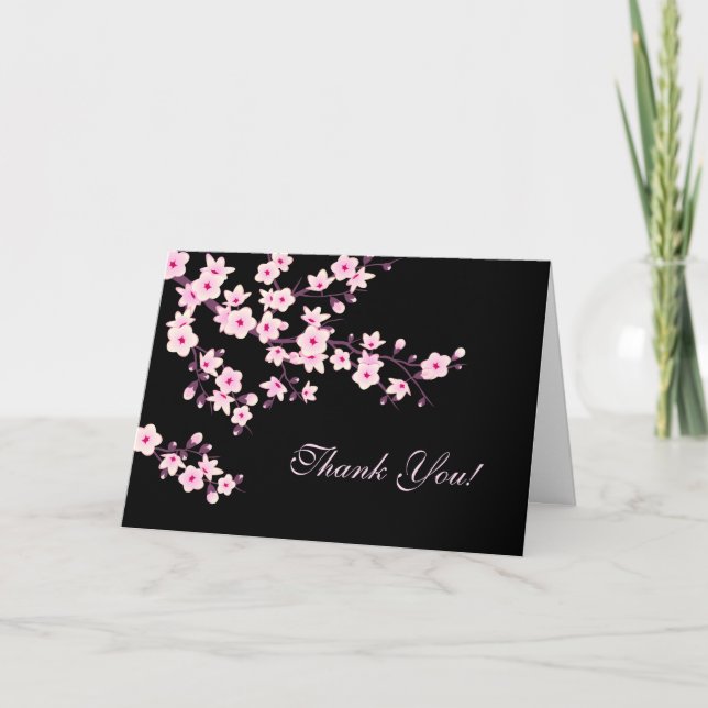 Cherry Blossoms Floral Thank You (Front)