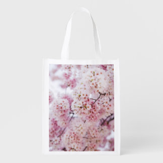 Cherry Blossoms Grocery Bag