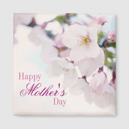 Cherry Blossoms Happy Mothers Day Magnet