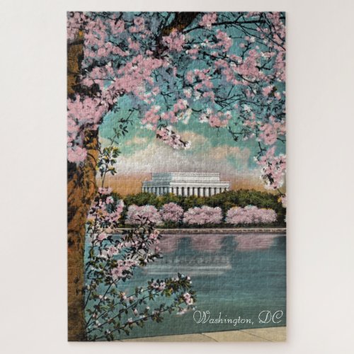 Cherry Blossoms in DC Large Puzzle