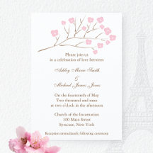 Cherry Blossoms in Pink Wedding