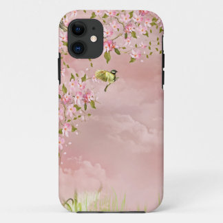 cherry blossoms in the sky iPhone 11 case