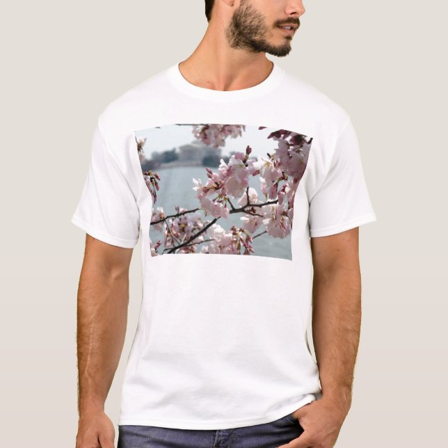 Cherry Blossoms in Washington DC T-Shirt (Front)