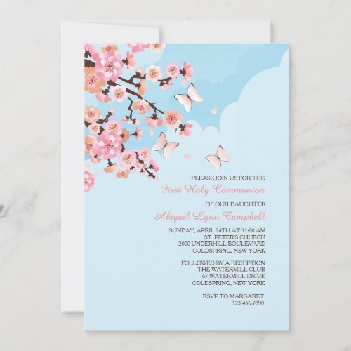 Cherry Blossoms Invitation