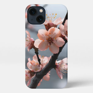 Cherry blossoms iPhone 13 Slim Fit Case, Glossy Case