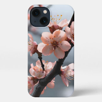 Cherry blossoms iPhone 13 Slim Fit Case, Glossy Case