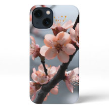 Cherry blossoms iPhone 13 Slim Fit Case, Glossy