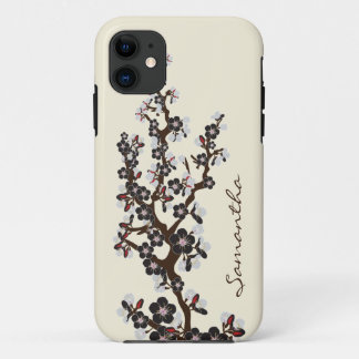 Cherry Blossoms iPhone 5 Case-Mate (black) iPhone 11 Case
