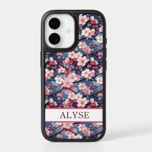 Cherry Blossoms Japanese Sakura Monogrammed iPhone 17 Case