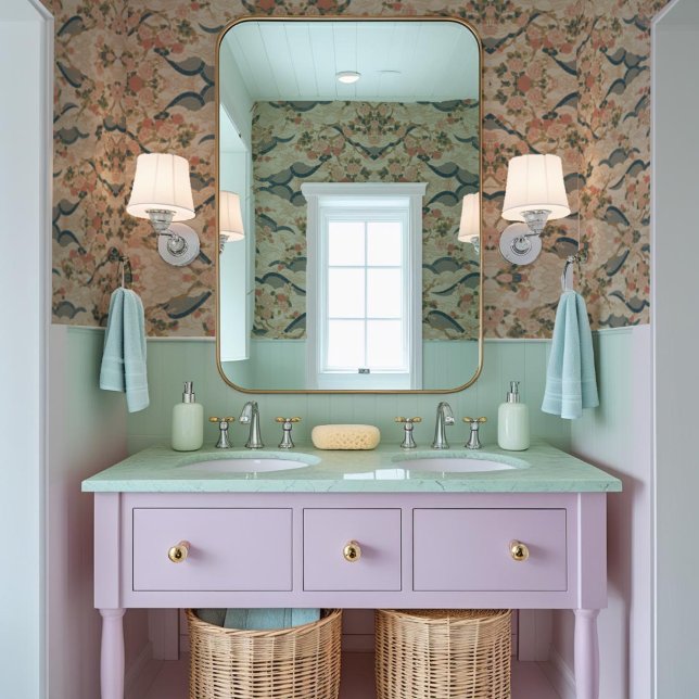 Cherry Blossoms,Kanji in Pink, Blue & Golden  Wallpaper (Creator Uploaded)