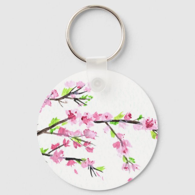 Cherry blossoms keychain (Front)
