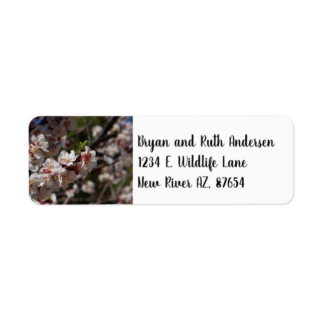 Cherry Blossoms Label (Front)