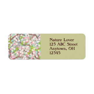Cherry Blossoms Label