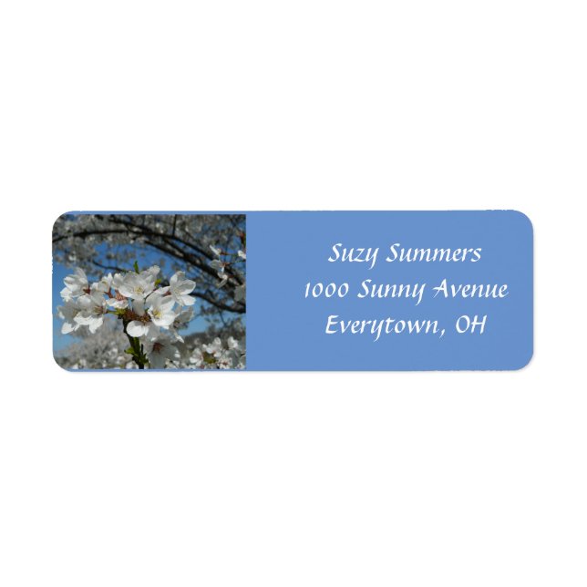 Cherry Blossoms Label (Front)