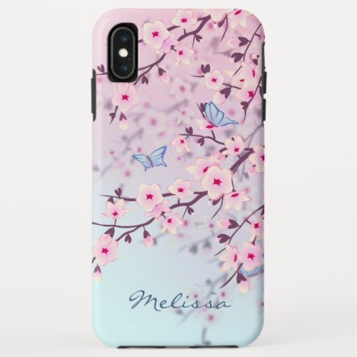 Cherry Blossoms Landscape iPhone XS Max Case