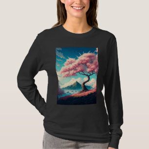 Cherry Blossoms Landscape T-Shirt