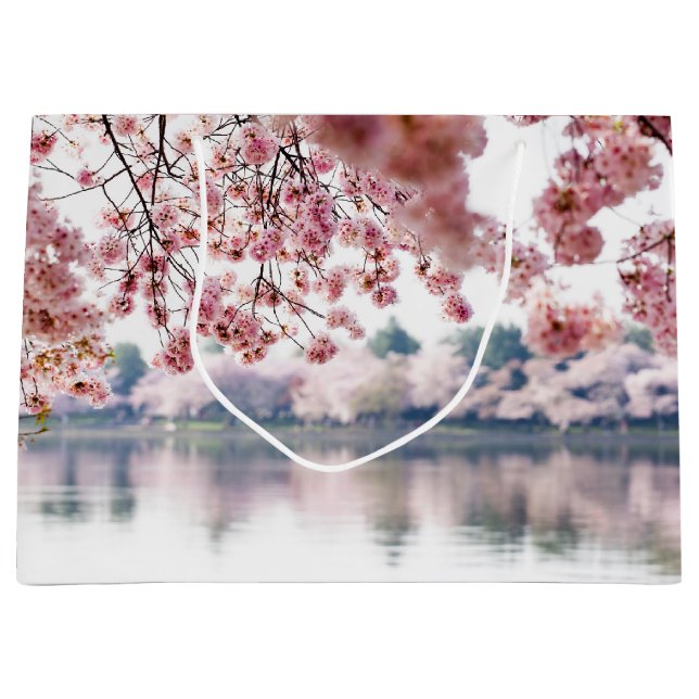 Cherry Blossoms Large Gift Bag (Front)