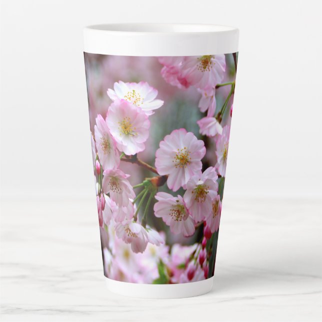 Cherry Blossoms Latte Mug (Front)