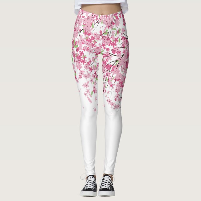 Cherry Blossoms Leggings (Front)