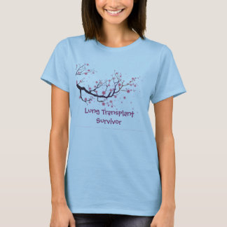 Cherry blossoms, Lung Transplant Survivor T-Shirt