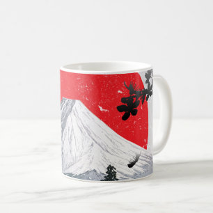 Cherry Blossoms Mount Fuji Japan Coffee Mug