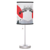 Cherry Blossoms Mount Fuji Japan Table Lamp (Right)