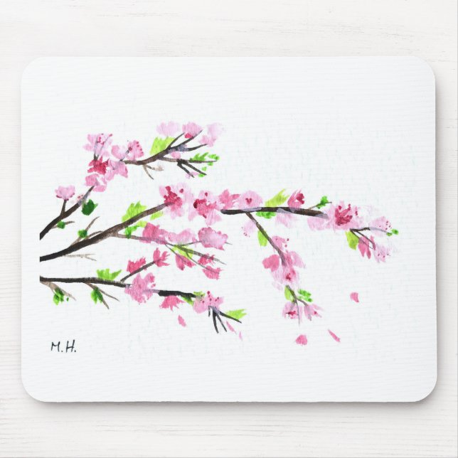 Cherry blossoms mouse pad (Front)