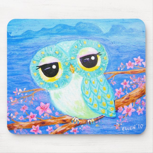 Cherry Blossoms Mouse Pad (Front)