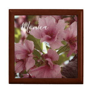 Cherry Blossoms Name. persona Gift Box, Golden Oak Box