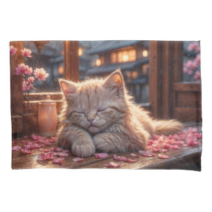 Cherry Blossom's Nap Time Pillow Case