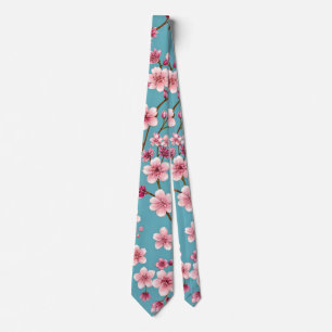 Cherry Blossoms Neck Tie